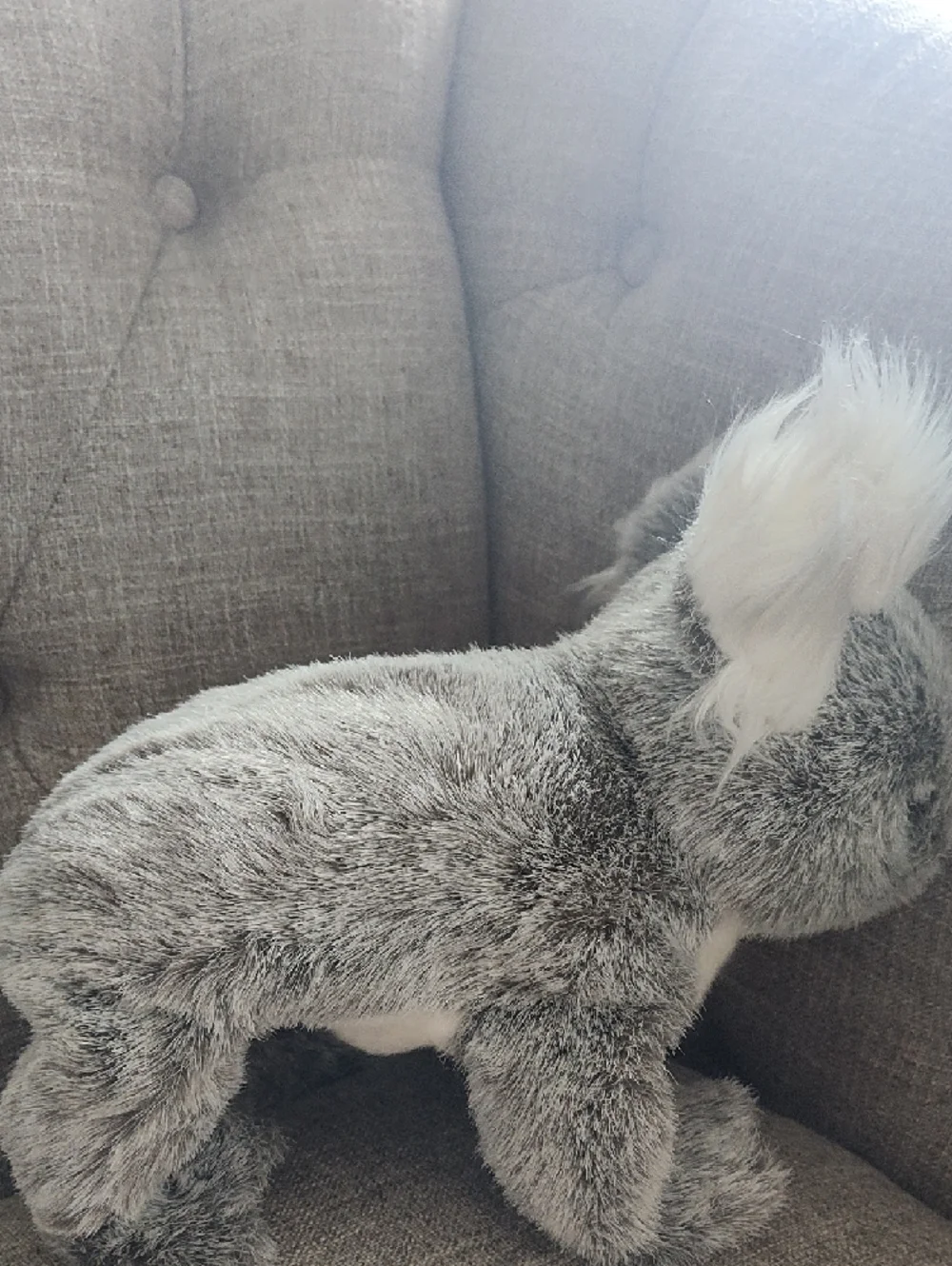 Ty Company Beaut, The Gray and White Plush Beanie Koala Stuffed Animal
